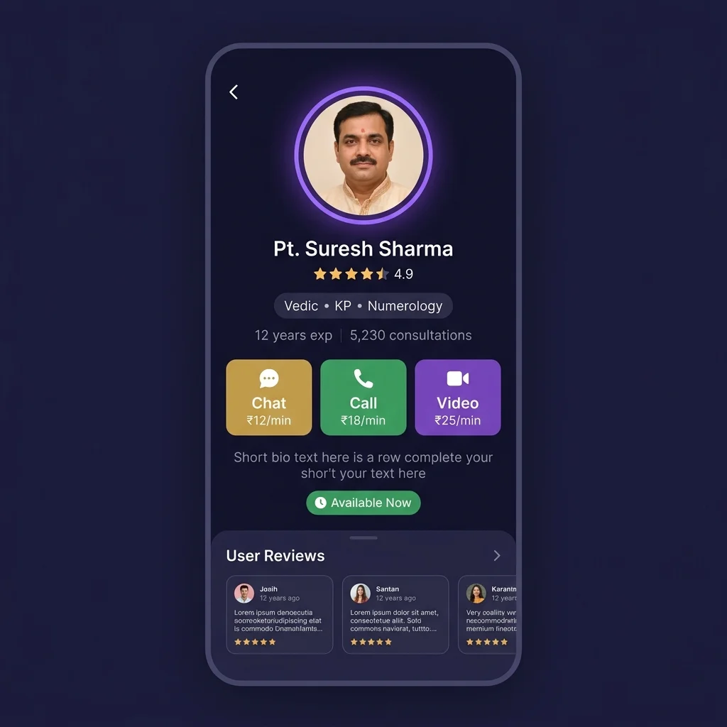 Live Consult Screen