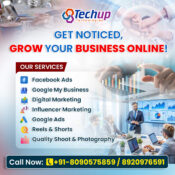 grow your business online with Techup Technologies