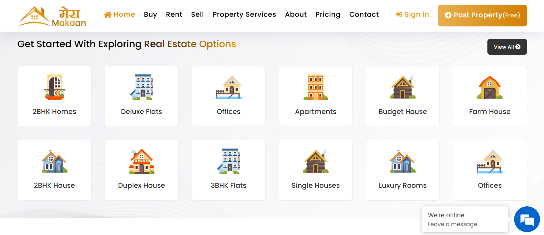 meramakaan - real estate portal