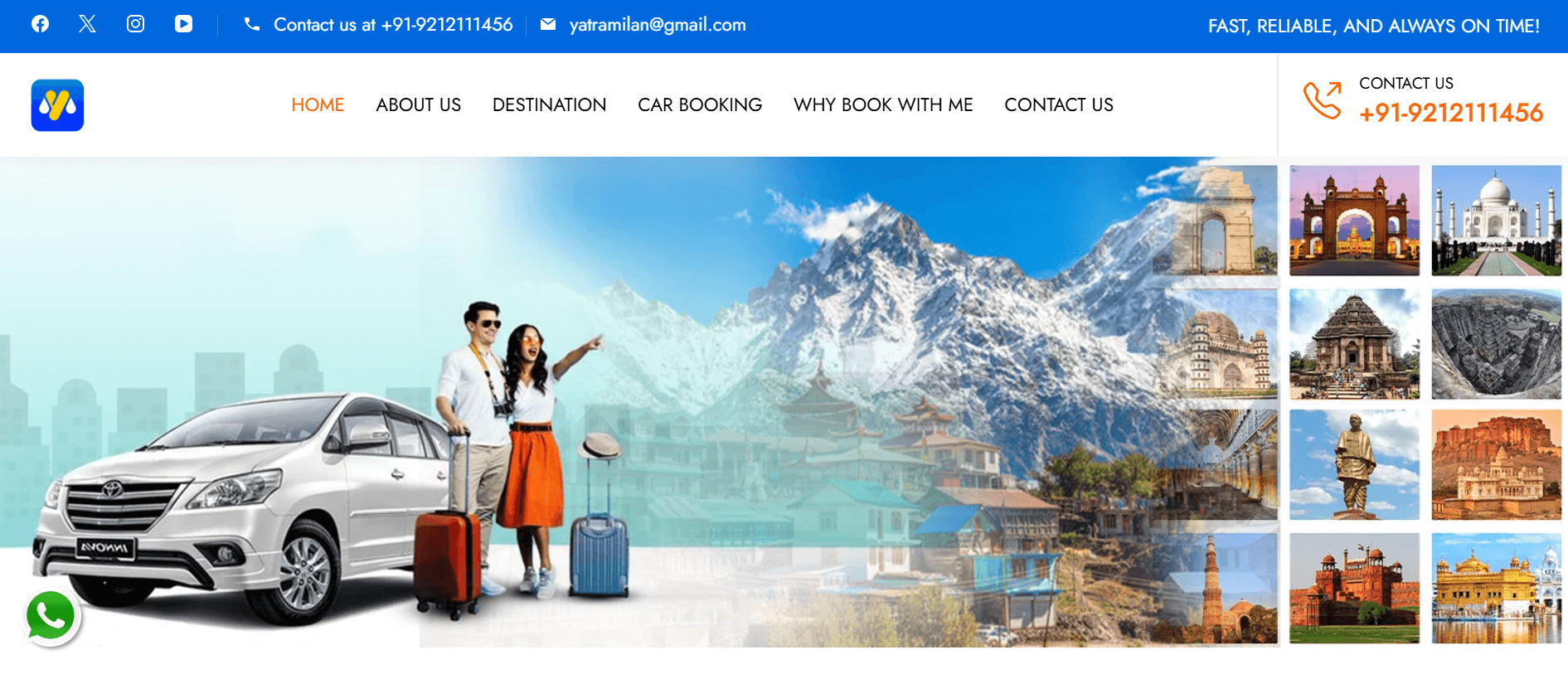 yatramilan - travel agency in delhi